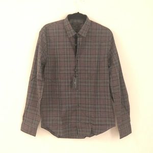 NWT John Varvatos U.S.A. Men’s Plaid Shirt - Small